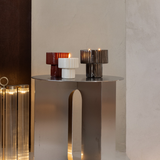 Bougie Podium Large Métal Noir MARCEL