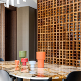 Bougie Lampe Orange Corail SIMONE