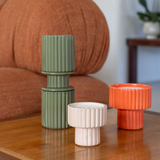 Bougie Totem Kaki YVON & ANDY