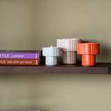 Bougie Podium Medium Orange Corail YVON