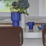 Bougie Podium Medium Bleu Cobalt SIMONE