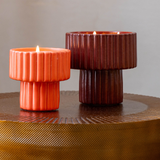 Bougie Podium Medium Bordeaux ROSA