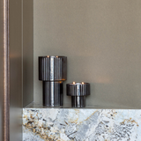 Bougie Podium Large Métal Noir MARCEL