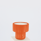 Bougie Podium Small Orange Corail JEANNE