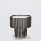 Bougie Podium Large Métal Noir MARCEL