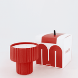 Bougie Podium Large Rouge JEANNE