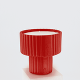 Bougie Podium Large Rouge JEANNE