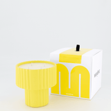 Podium Large Candle 340g Lemon Yellow Simone