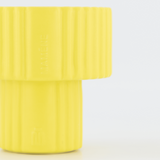 Podium Large Candle 340g Lemon Yellow Simone