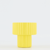 Podium Large Candle 340g Lemon Yellow Simone