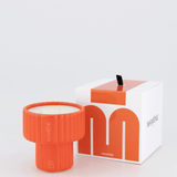 Bougie Podium Medium Orange Corail YVON