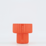 Bougie Podium Medium Orange Corail YVON