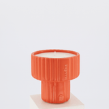 Bougie Podium Medium Orange Corail YVON