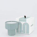 Bougie Podium Medium Bleu Ciel JEANNE