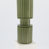 Totem candle 540g Kaki Yvon &amp; Andy