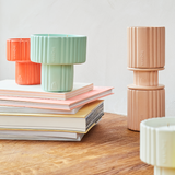 Bougie Podium Large Vert Celadon FRIDA