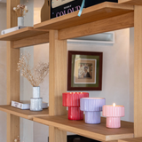 Bougie Podium Large Rouge JEANNE